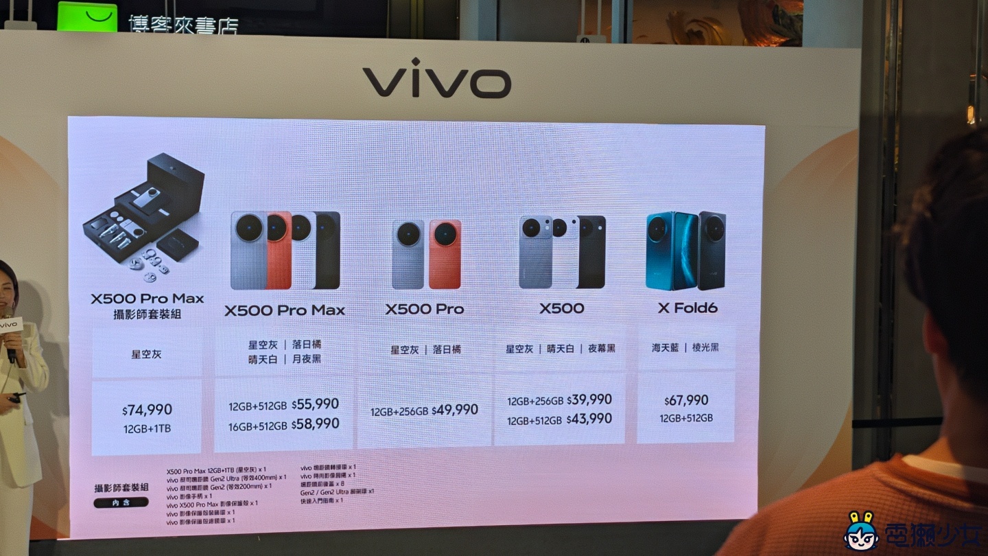 vivo X500 系列上市！演唱會神機再推 C 位鎖定超實用，X Fold6 摺疊機也能裝增距鏡