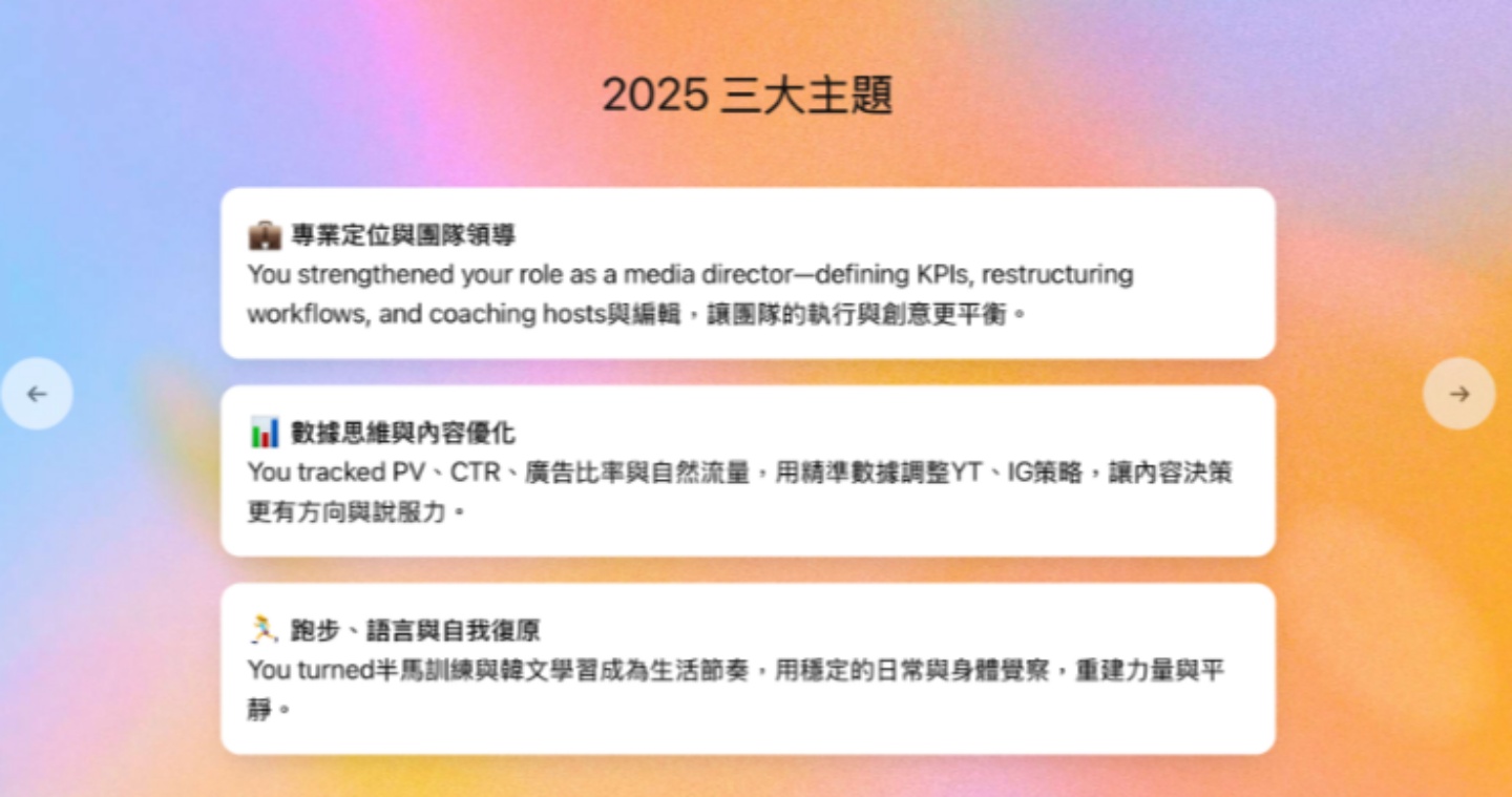 ChatGPT 新變化！「冷淡模式」調整對話語氣，「Your Year with ChatGPT」幫你回顧今年！
