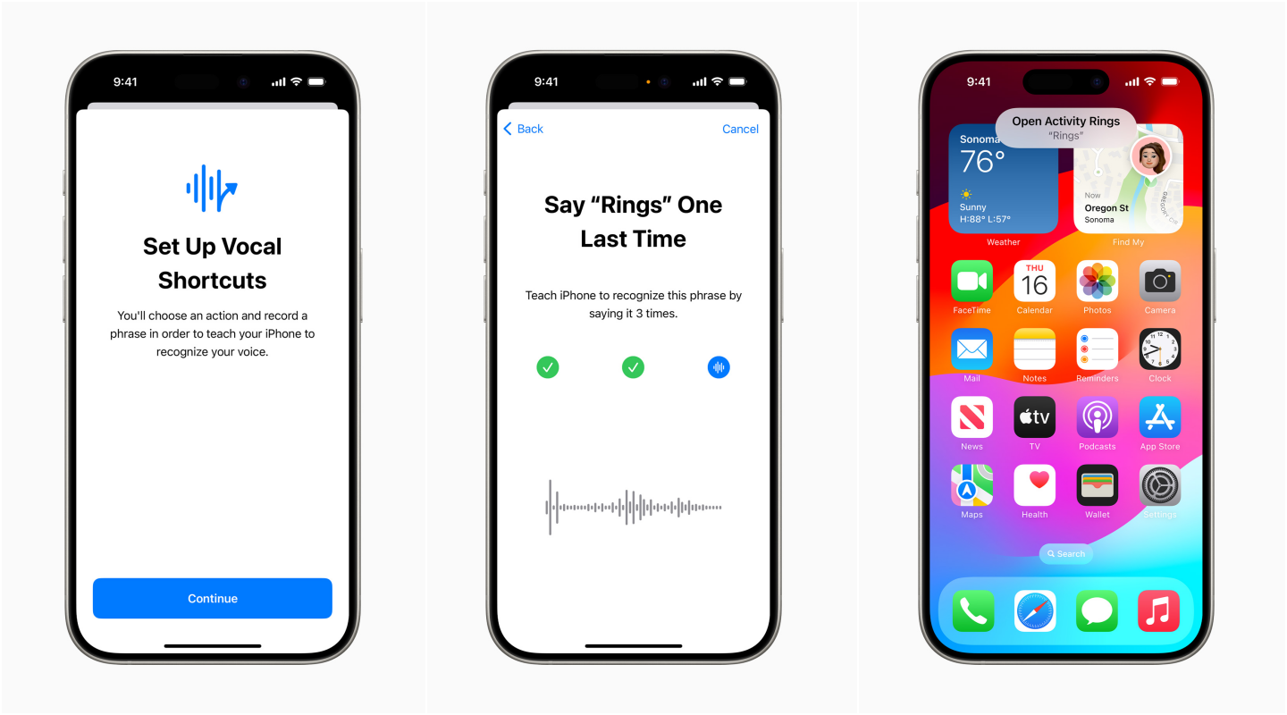 蘋果將推出多項新輔助使用功能 包含：『 眼動追蹤 』、『 音樂觸覺 』、『 聲音捷徑 』
