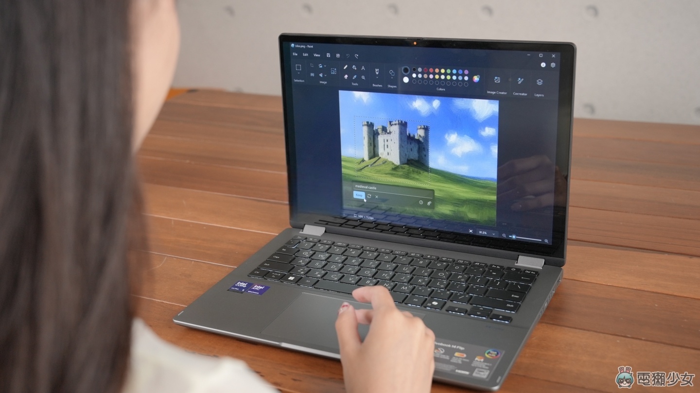 【開箱】告別 Windows 10！Windows 11 Copilot+ PC，AI 功能全開！ASUS Vivobook 14 Flip (TP3407)  360 度翻轉螢幕讓你想怎麼翻就怎麼翻