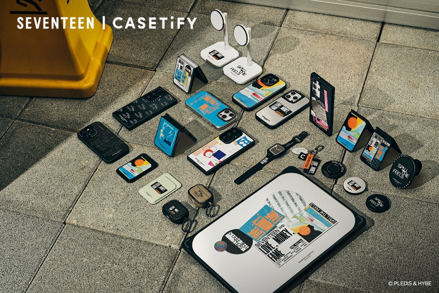 CASETiFY 與 SEVENTEEN 合作！推出以迷你專輯《SPILL THE FEELS》為靈感的聯名系列