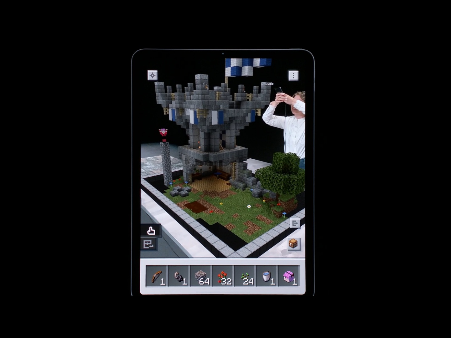 《Minecraft Earth》AR遊戲畫面長這樣！微軟在ＷＷDC上秀出如何玩