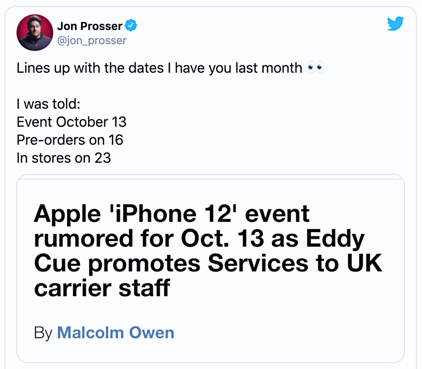 iPhone 12 將在 10/13 發表？Jon Prosser 爆料 iPhone 12 系列新機發表、預購、出貨日期！