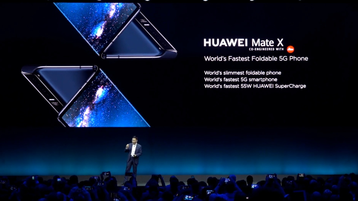 超貴！華為發表Mate X折疊式5G手機，攤開有八吋還有徠卡認證三鏡頭 (同場加映：MateBook X Pro、5G CPE)