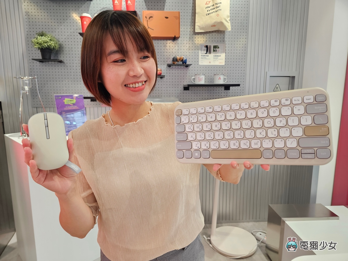 開箱｜糖粉系無線鍵盤 KW100、無線滑鼠 MD100：ASUS Marshmallow 系列溫柔配色與設計小巧思