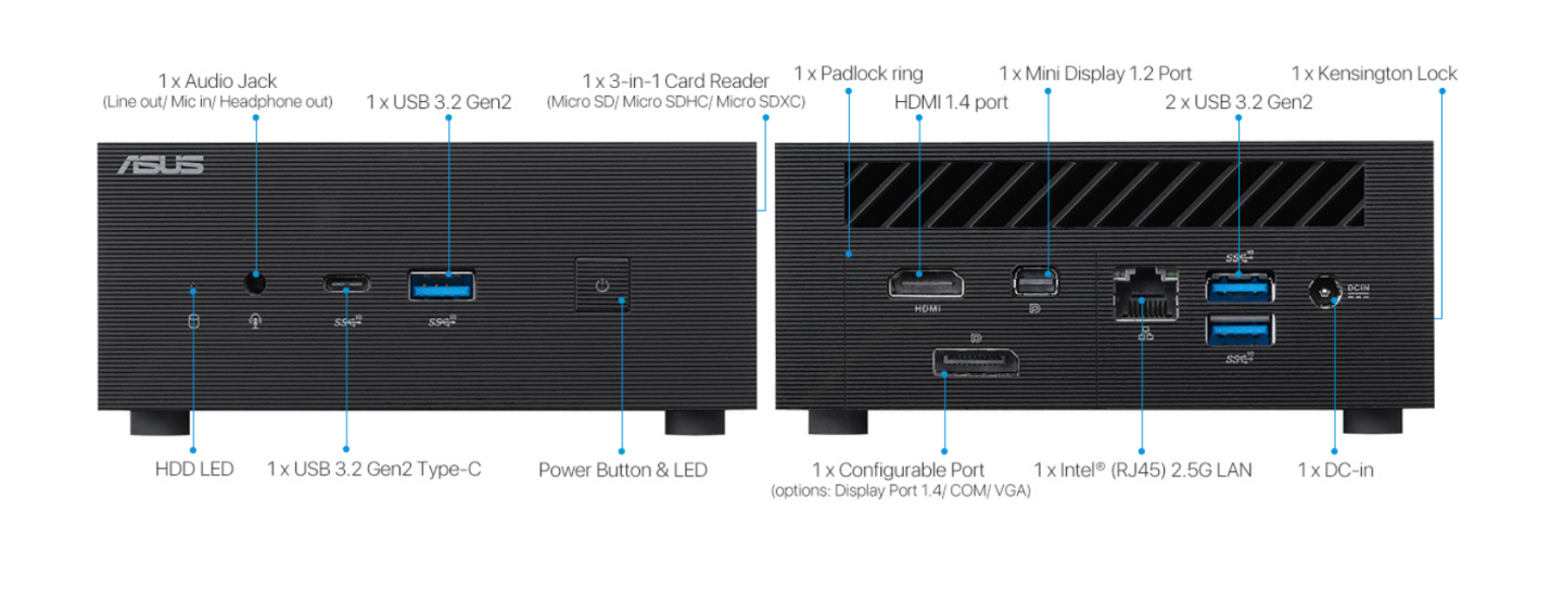 ASUS 迷你桌機 Mini PC PN63-S1 登場！輕巧機身但五臟俱全，售價 19,900 元起