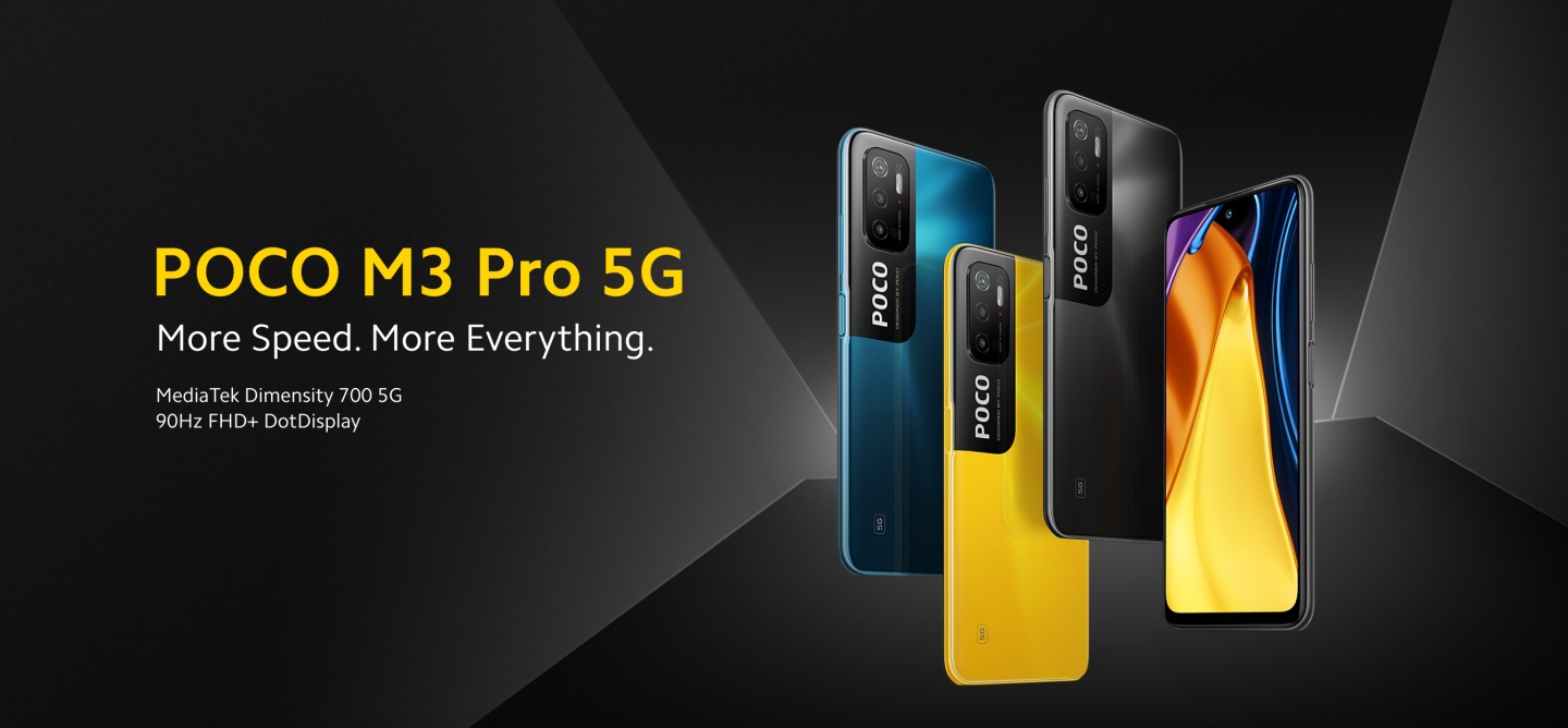 萬元有找的 5G 手機！『 POCO M3 Pro 5G 』亮相，搭載聯發科天璣 700 處理器，售價約新台幣 6,100 元