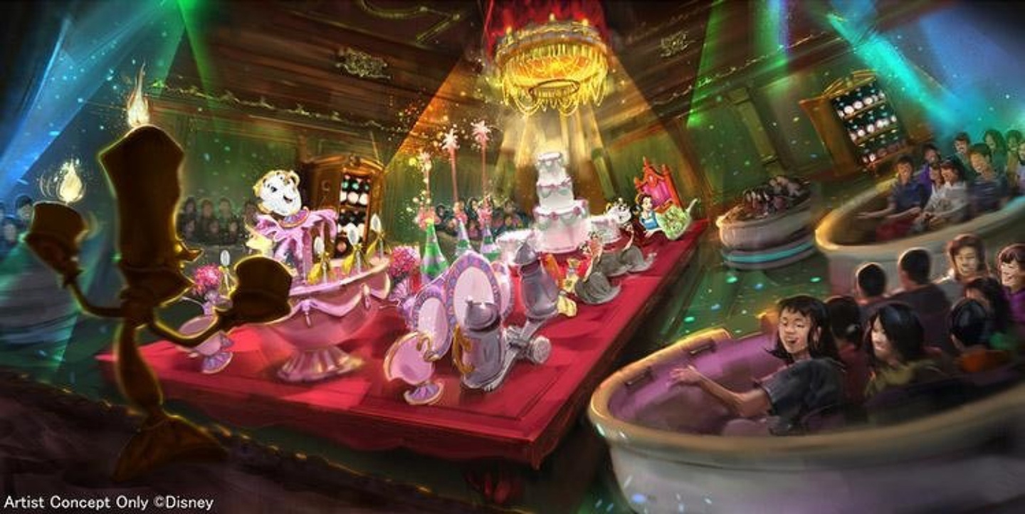 東京迪士尼『 美女與野獸城堡 』照片曝光！超夢幻的粉色城堡滿足你的少女心！