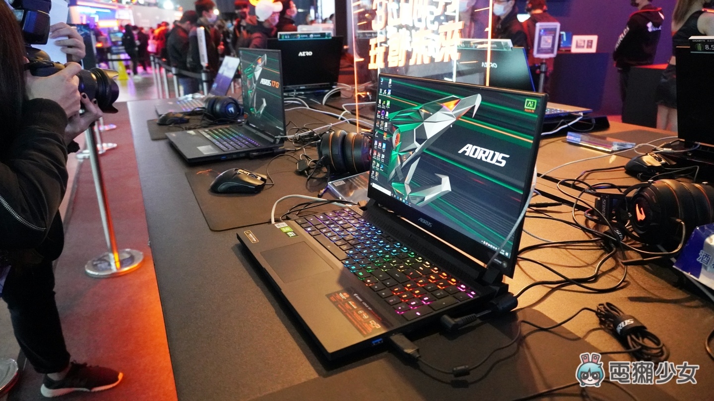 出門｜TGS 台北電玩展『 技嘉 』帶來多款筆電新品及戰術型電競螢幕 還有機會拿 RTX3080 的顯卡！