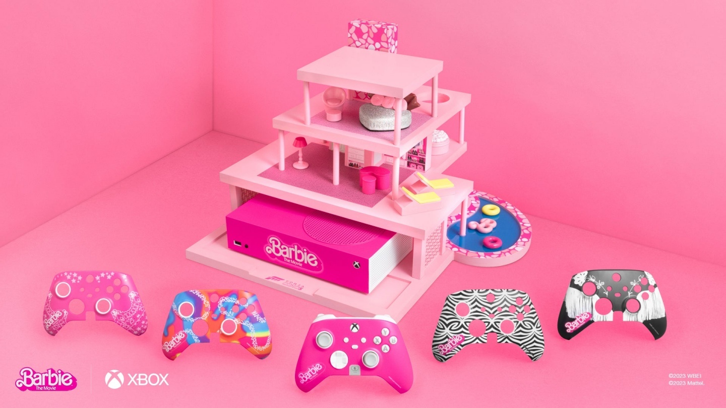 微軟推出 Xbox Series S 芭比夢幻屋！遊戲主機和搖桿全部都是粉紅色