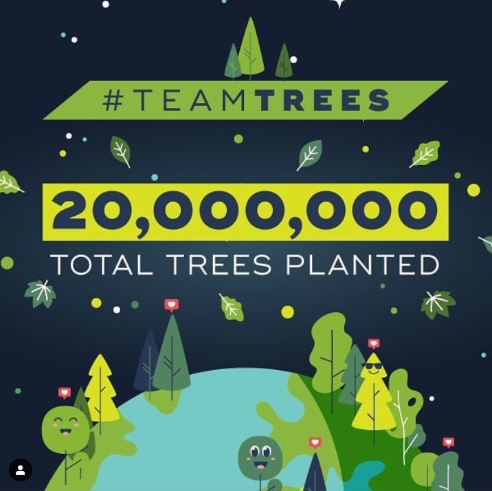 國外 YouTuber 募資成功將種植兩千萬棵樹！兩千萬美金短短兩個月達標