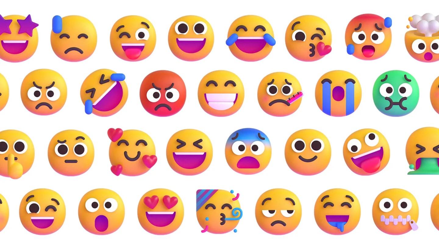 微軟開發 1,500 多種 3D Emoji 可讓創作者重新定義、二次創作