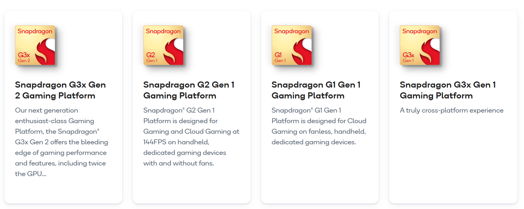 高通推新品：Snapdragon G 系列，為了新世代手持遊戲裝置而生