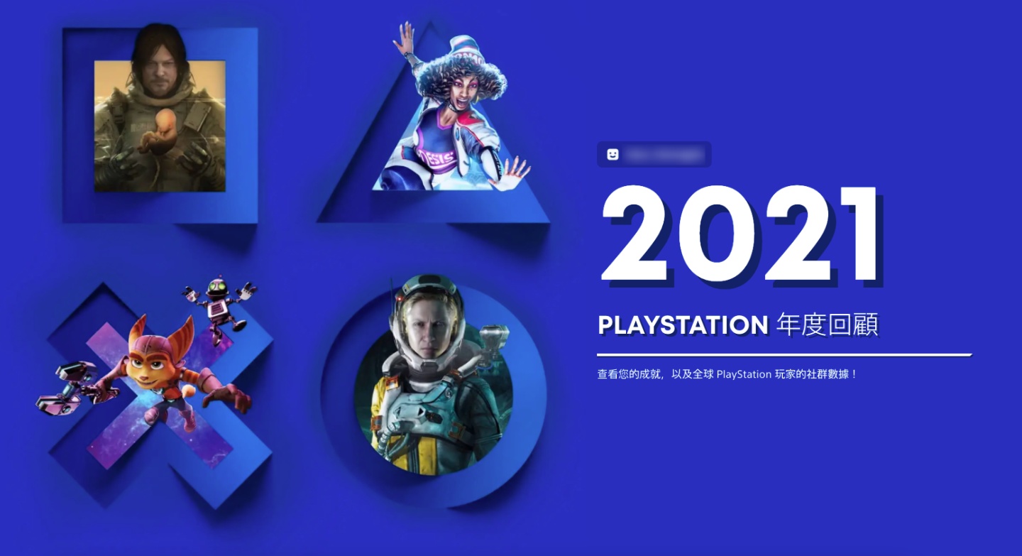 2021 年 PlayStation 年度回顧報告！你在 PS4、PS5 玩了哪些遊戲？花了多少時間呢？