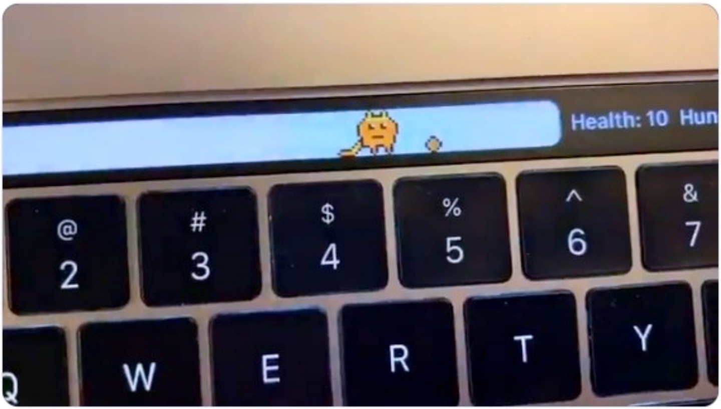 用 Macbook Pro 養電子雞！『 Touchbar Pet 』致敬經典，讓你重溫養電子雞的童年記憶