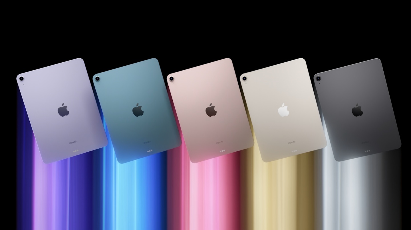 蘋果 iPad Air 5 亮相！搭載 M1 晶片、支援 5G，還加入了『 人物居中 』功能 最低售價 17,900 元起