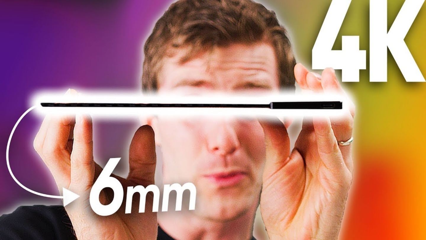 世界最薄的攜帶式螢幕！6mm厚度的4K螢幕可以做什麼？國外YouTuber開箱給你看