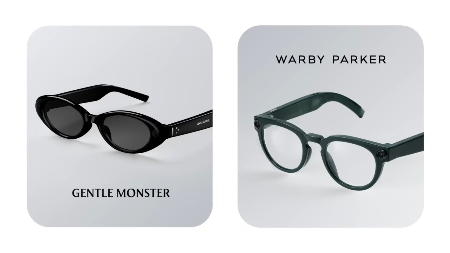 Google × 三星 Android XR 智慧眼鏡！Gentle Monster Warby Parker 鏡框、支援 iPhone 秋季開賣｜電獺少女