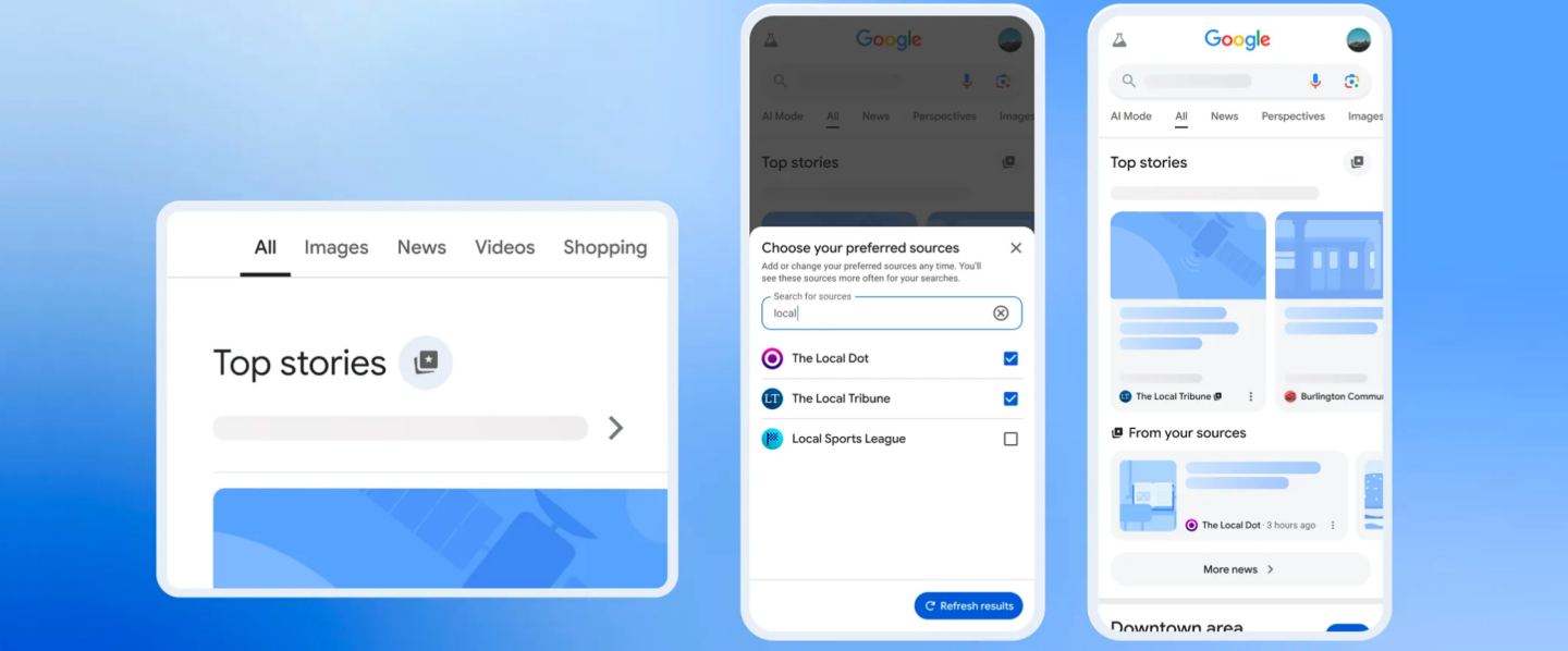 Google 搜尋也能自訂最愛網站了！「偏好來源」功能不再錯過喜歡的好內容