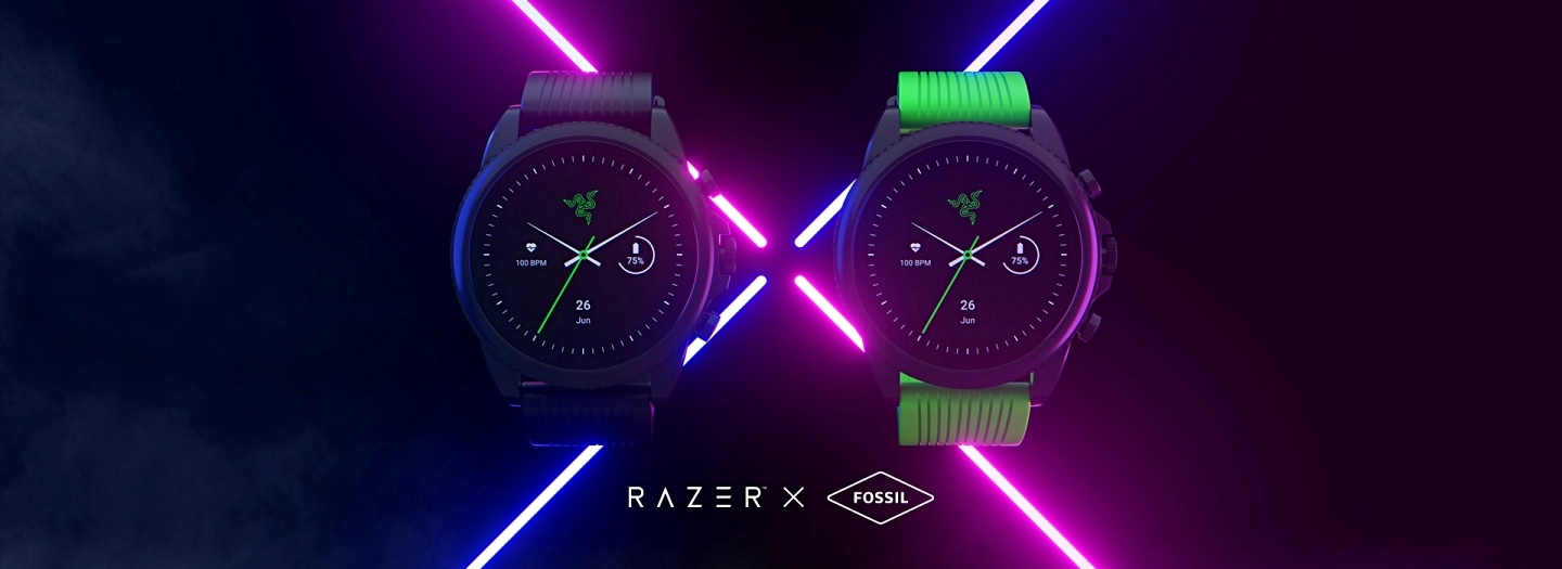 Razer 和 Fossil 推出聯名手錶 Gen 6！外觀超有型 將於 1/10 限量開賣