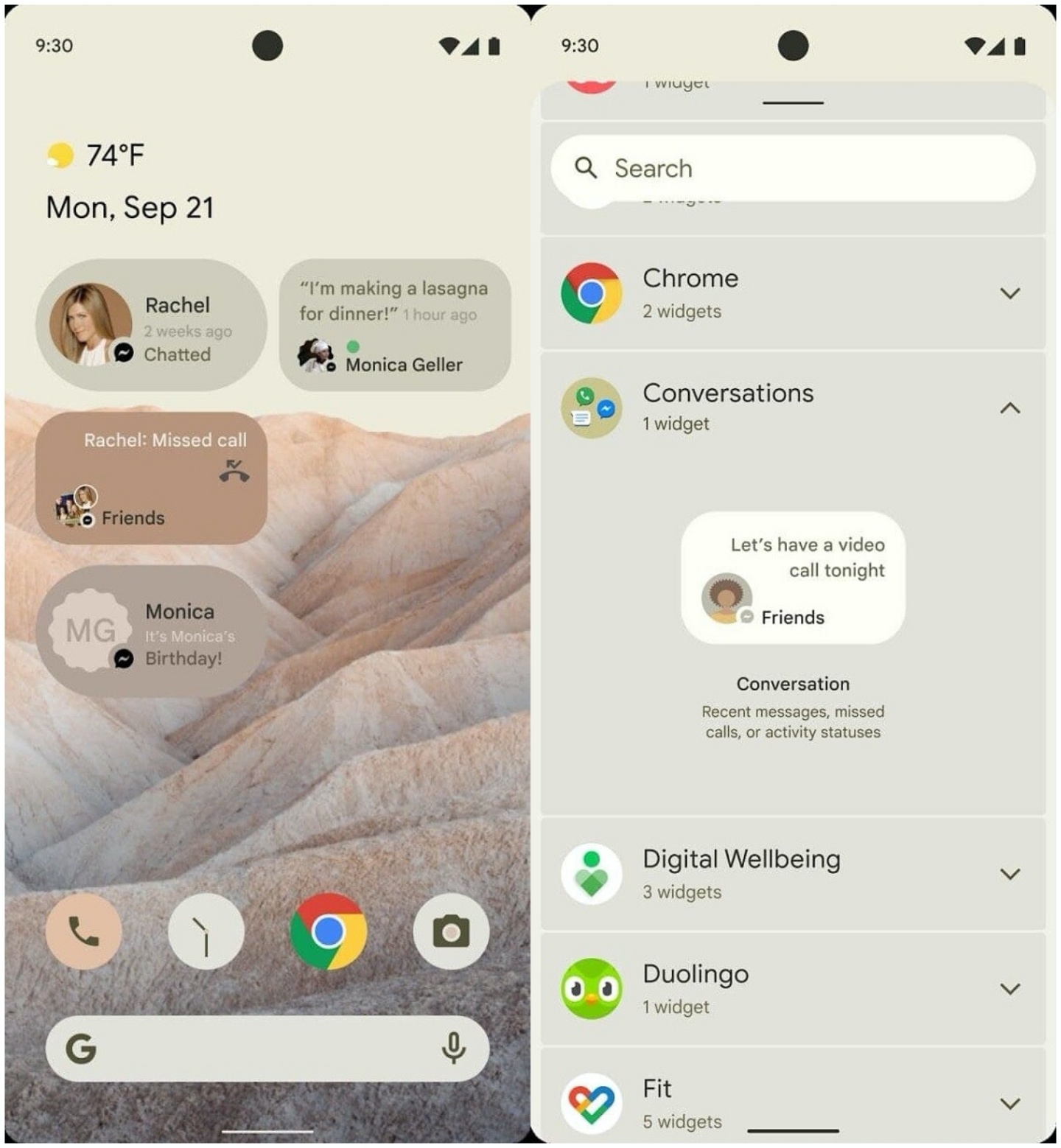 Android 12 傳聞介面曝光！有可能更新圖示、通知橫幅設計，Widget 功能，並新增隱私權設定