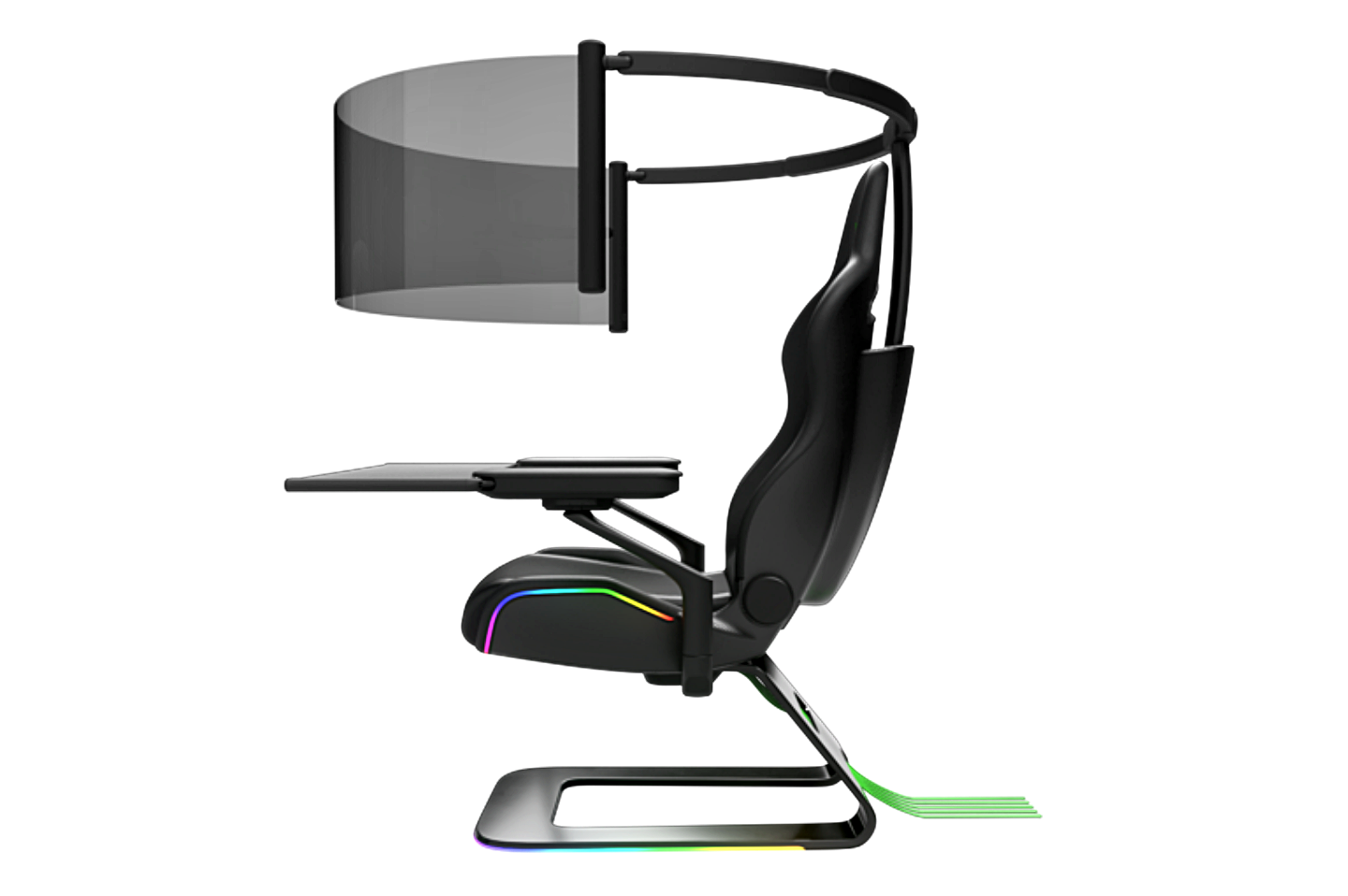 Razer 在 CES 發表『 Project Hazel 』智慧型口罩，還有內建 180 度曲面螢幕的超酷電競椅