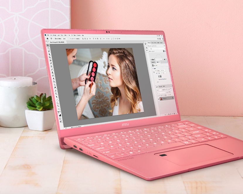 少女心爆發！MSI 推出粉紅筆電『 Prestige 14 』滑鼠、電腦包整套粉紅色包圍你！