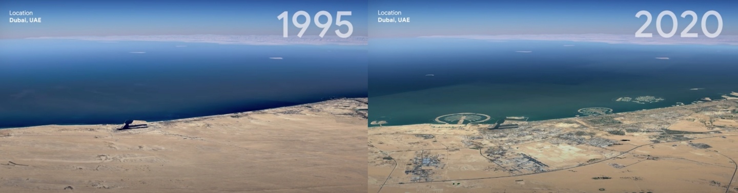 Google Earth 全新『 縮時錄影 』功能上線！帶你一覽地球 37 年來的各式樣貌