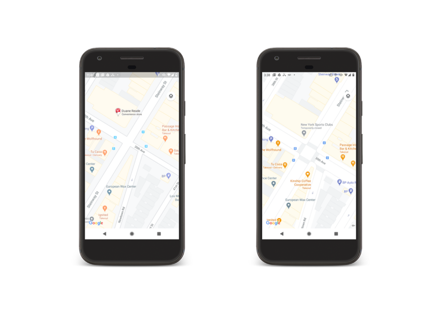 Google Maps 大更新豐富你的世界觀，圖資加上森林、湖泊，城市加入人行道、斑馬線圖示