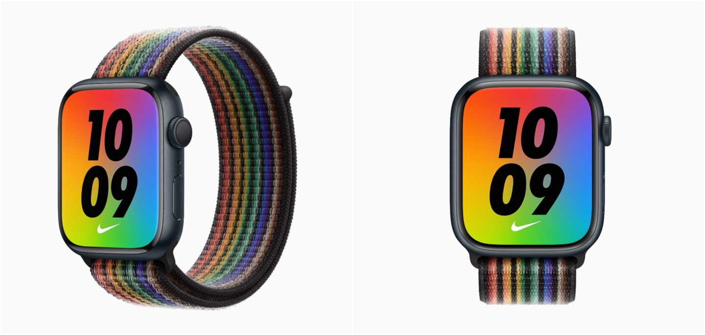 蘋果推出 Apple Watch 新款彩虹錶帶！漸層設計超吸睛 全新的彩虹線條錶面現在也能下載了