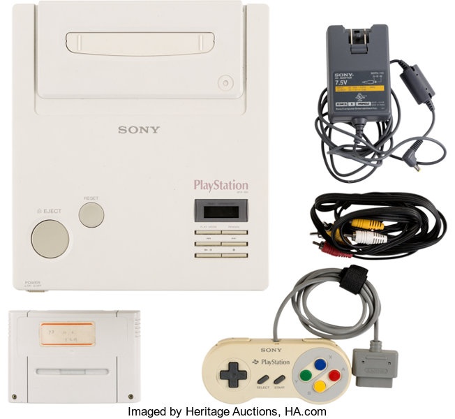 任天堂曾與 Sony 聯手打造遊戲主機『 Nintendo Play Station 』世上僅存的一台以 1000 萬台幣高價拍賣售出