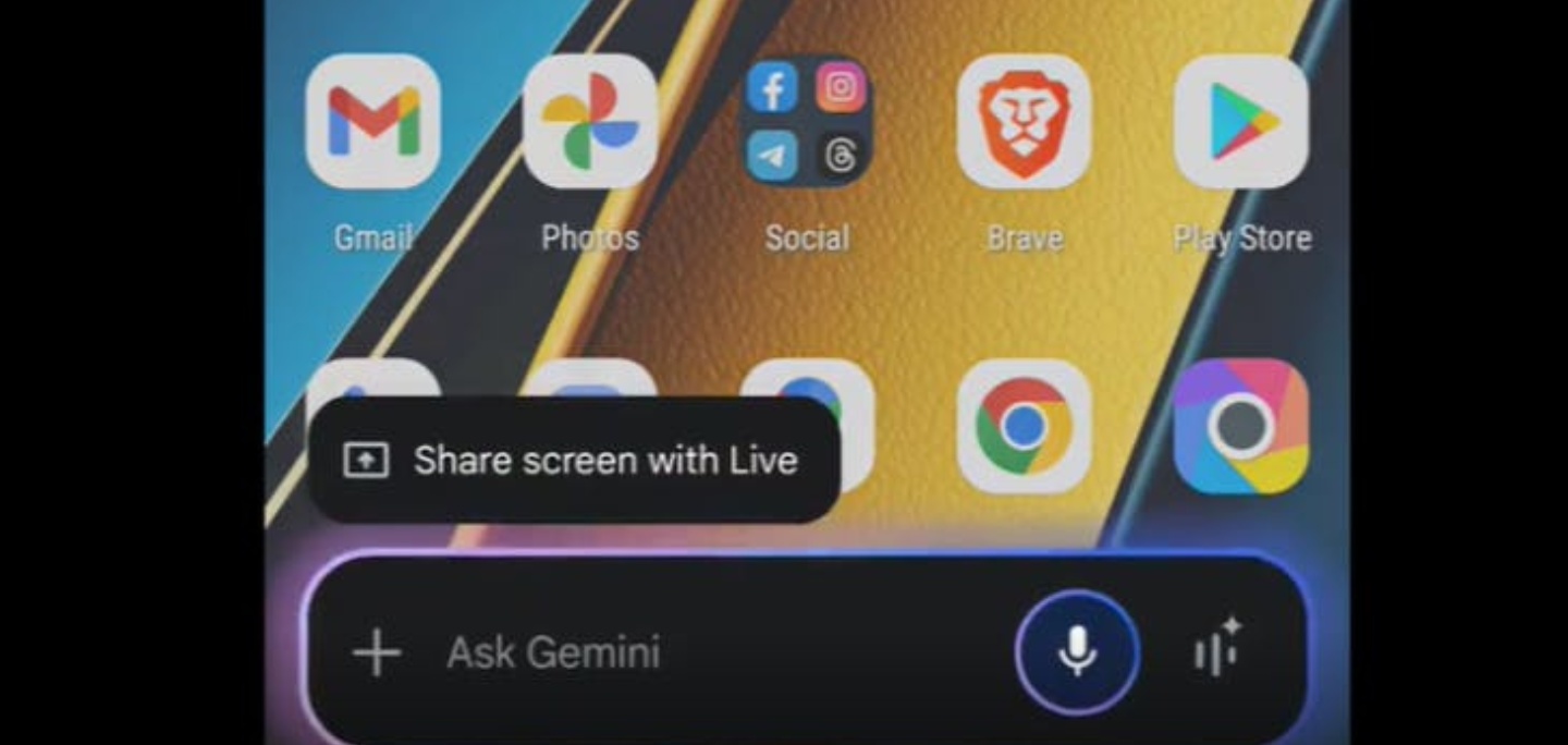 Google Gemini Live新功能曝光！AI能看你的螢幕與鏡頭畫面，解決選擇困難症」