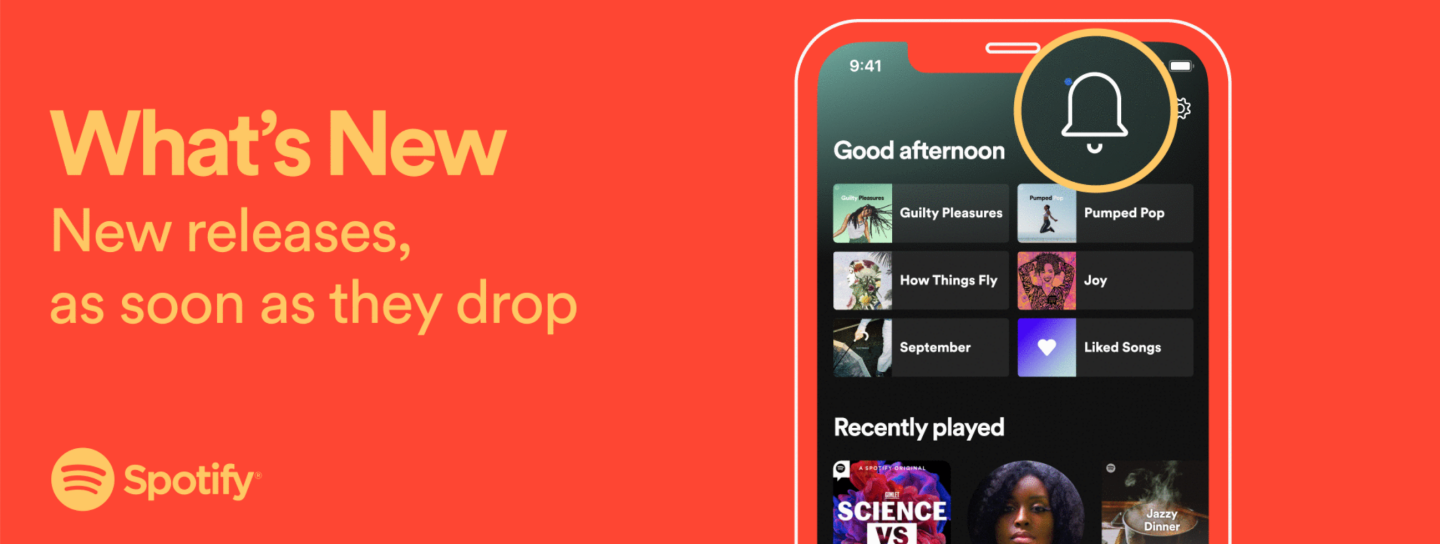 Spotify 推出 What's New 新功能！讓你不再錯過任何一集 Podcast 或新歌