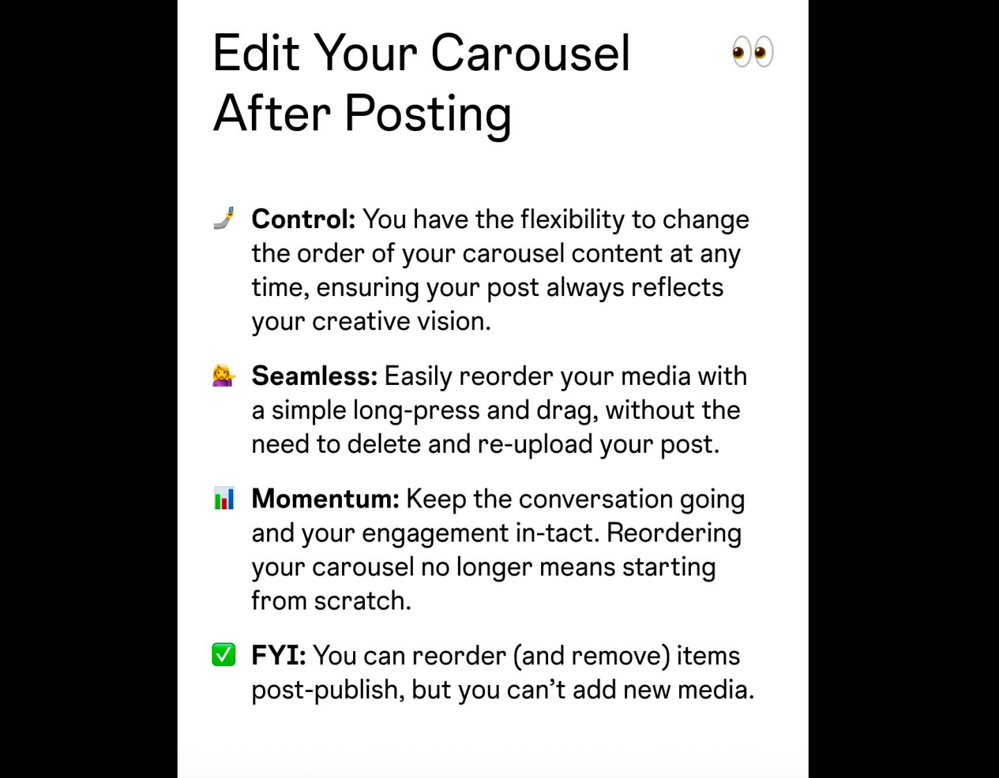 IG 終於開放重新排列照片順序！免刪文輕鬆改首圖