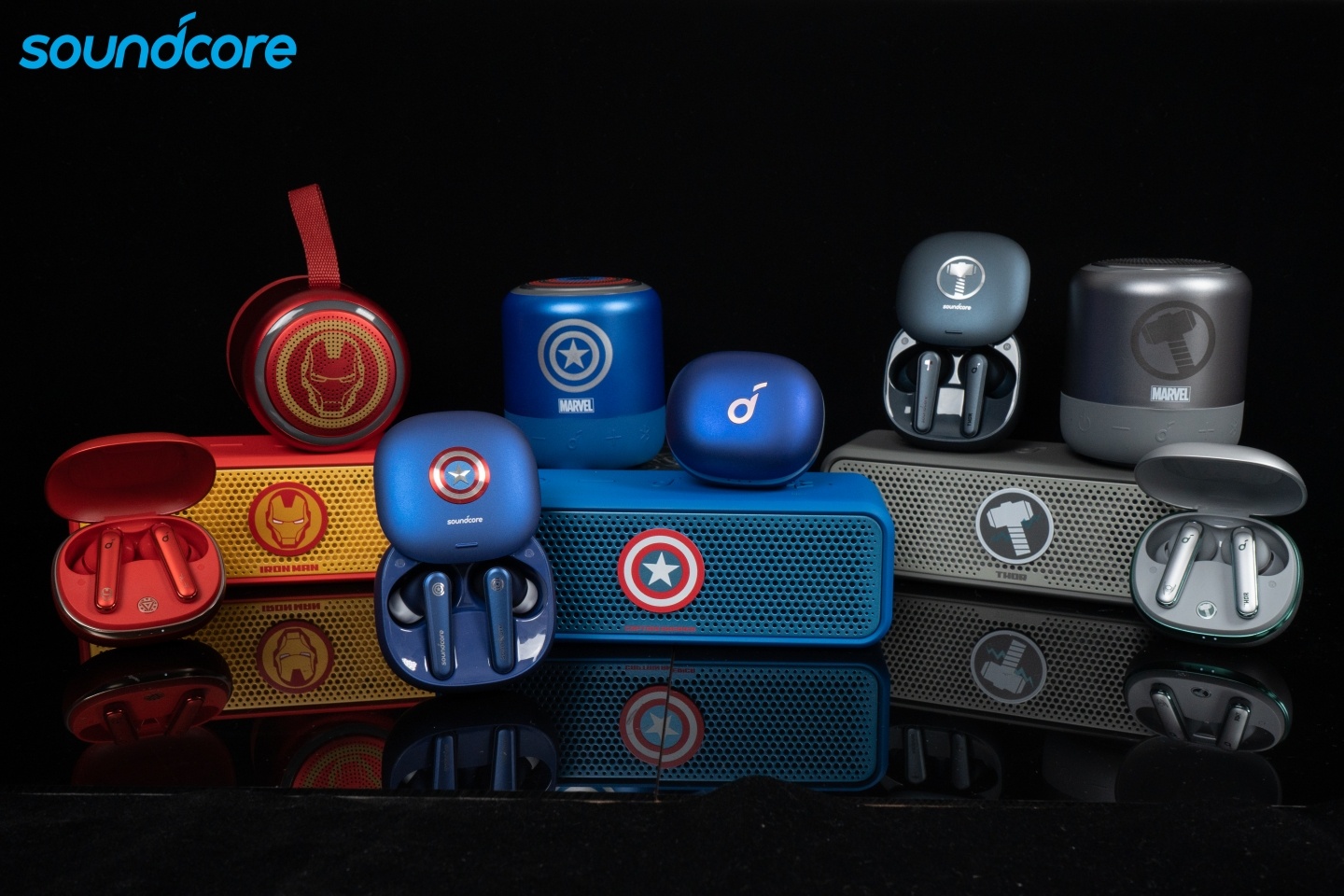 Soundcore 四款漫威英雄聯名產品登臺！藍牙耳機和喇叭通通都有
