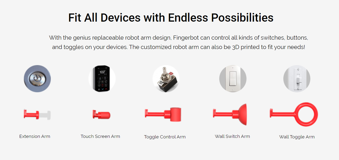 Fingerbot 機器人讓你不用下床就可以關燈、開電扇、泡咖啡！只要『按一下』傳統家電都能變身智慧家電
