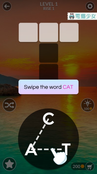 滑動手指背單字 『 Wordscapes 』讓你找回在紙上填空英文字母的樂趣｜Android / iOS