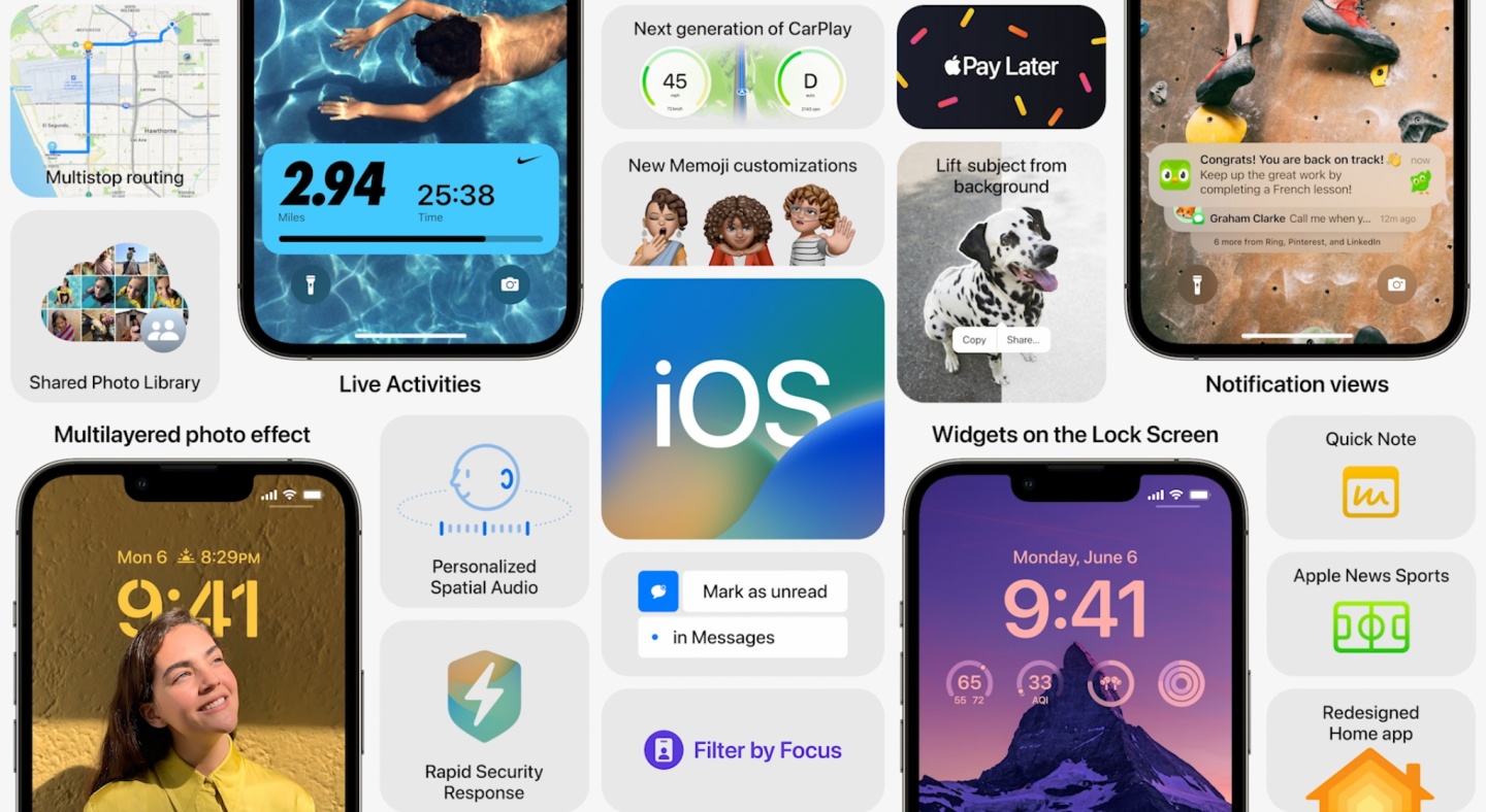 WWDC22 懶人包！iPhone 鎖定畫面玩法升級！iOS 16 更新重點整理看這篇