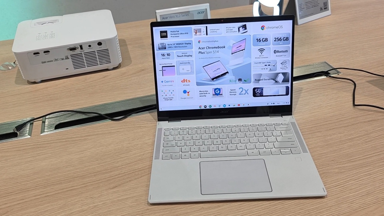 Acer 發表 AI Chromebook Plus Spin 514 與新款 Chromebox
