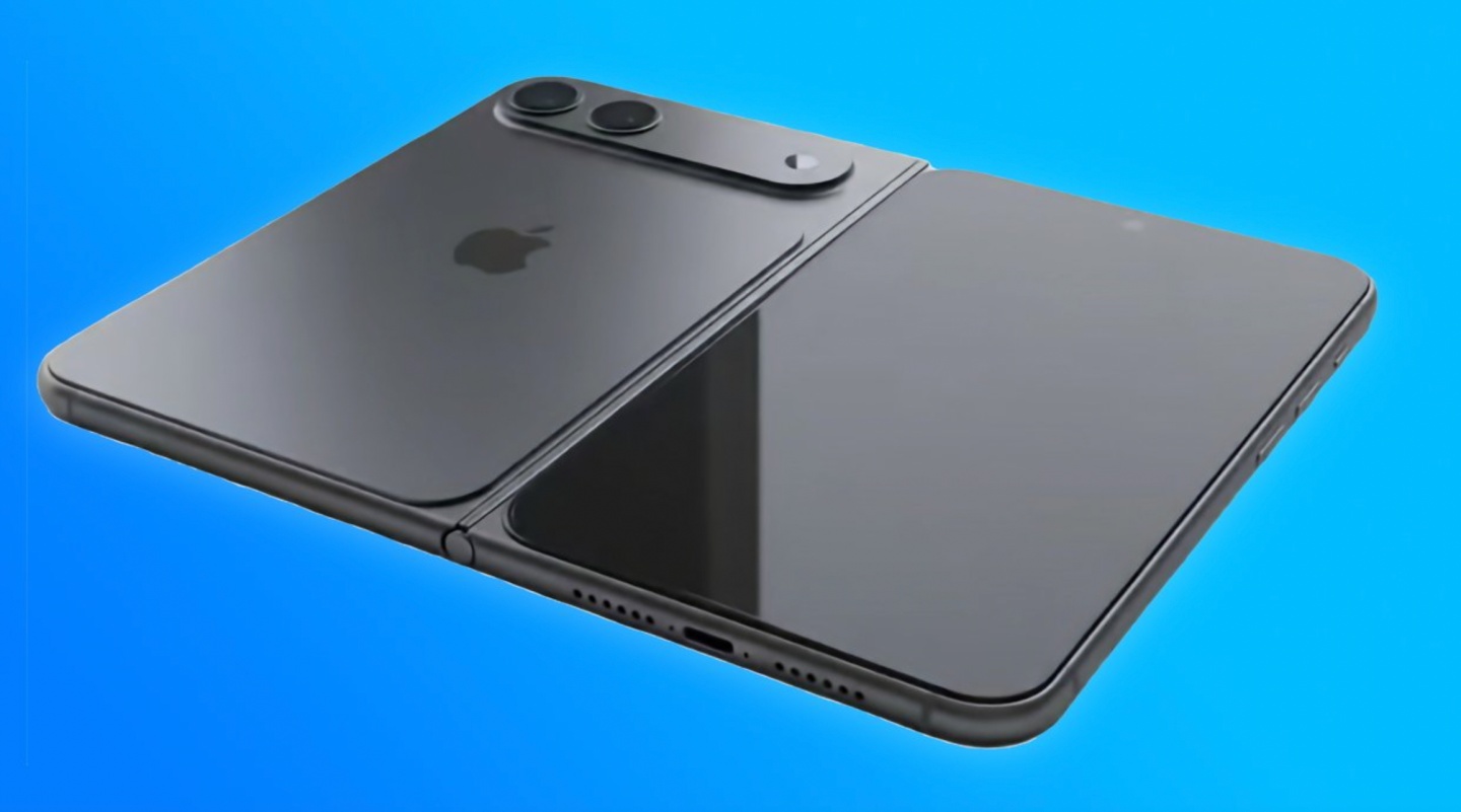Apple 首款摺疊機再曝光！iPhone Fold 白色模型機現身　超大鏡頭島成焦點