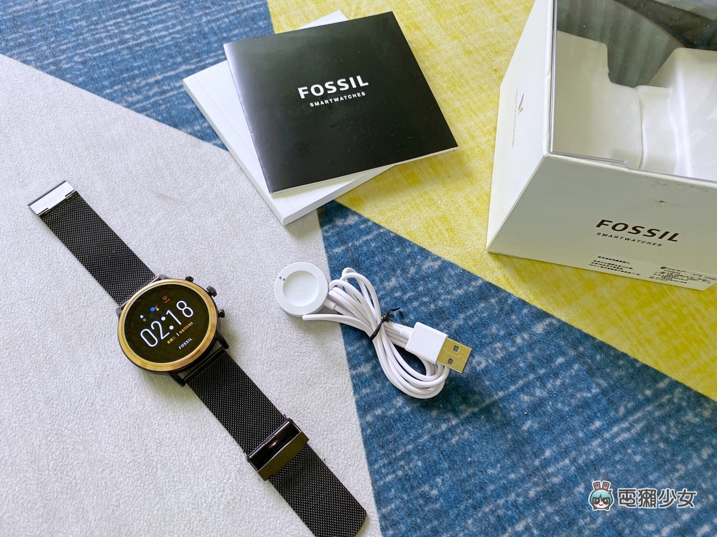 開箱｜Fossil Gen 5 第五代智慧手錶，復古與科技的結合！不只外表好看，錶面隨你搭配！還可以通電話、運動訓練