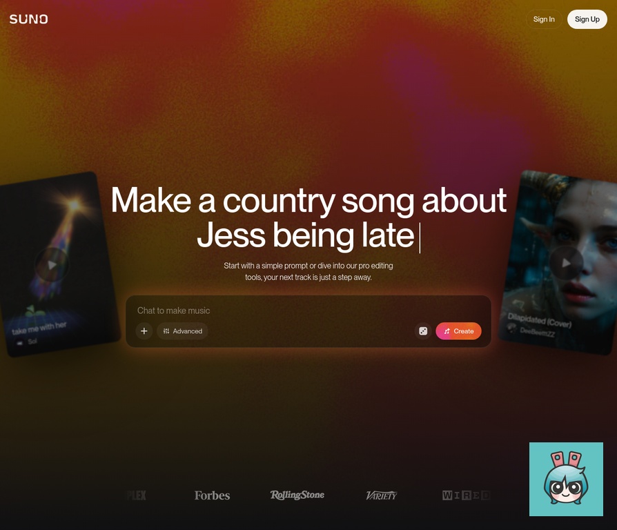 教學|Suno AI 是什麼?一秒變身音樂製作人,連電獺都做了一首日文 MV! 教學|Suno AI 是什麼?一秒變身音樂製作人,連電獺都做了一首日文 MV!