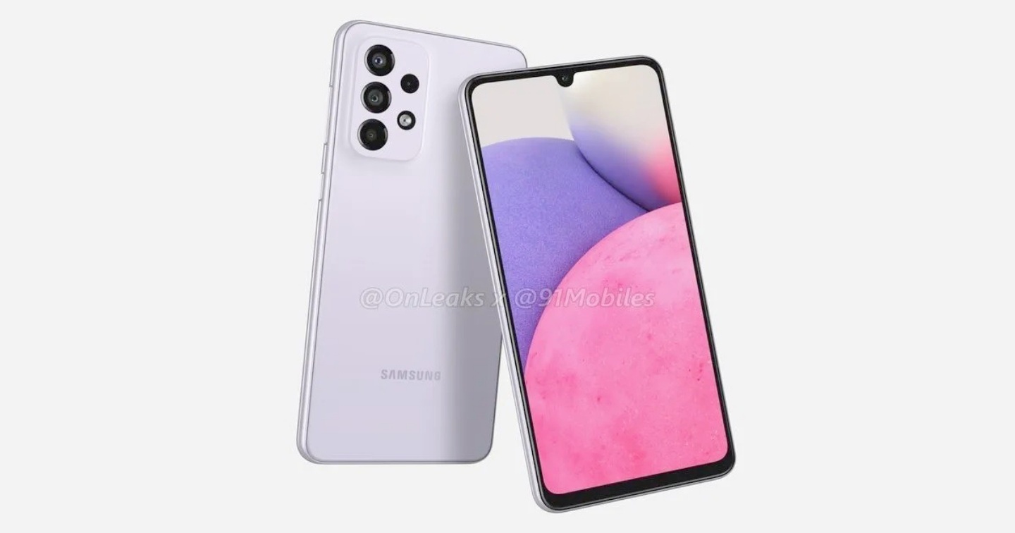 三星 Galaxy A33 5G 渲染圖曝光，取消耳機孔？將會有多種顏色？