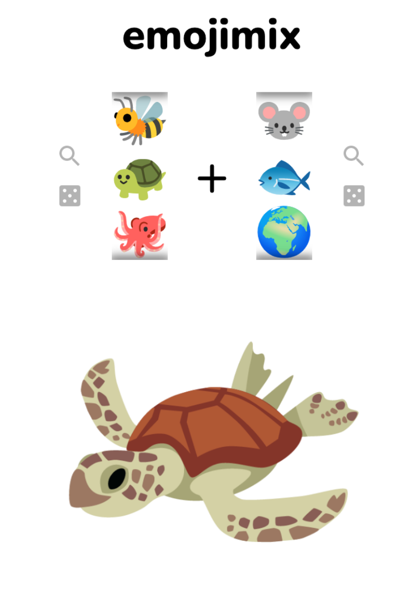 好玩一直玩！超有趣網站『 emojimix 』讓你隨點隨抽合體版的表情符號