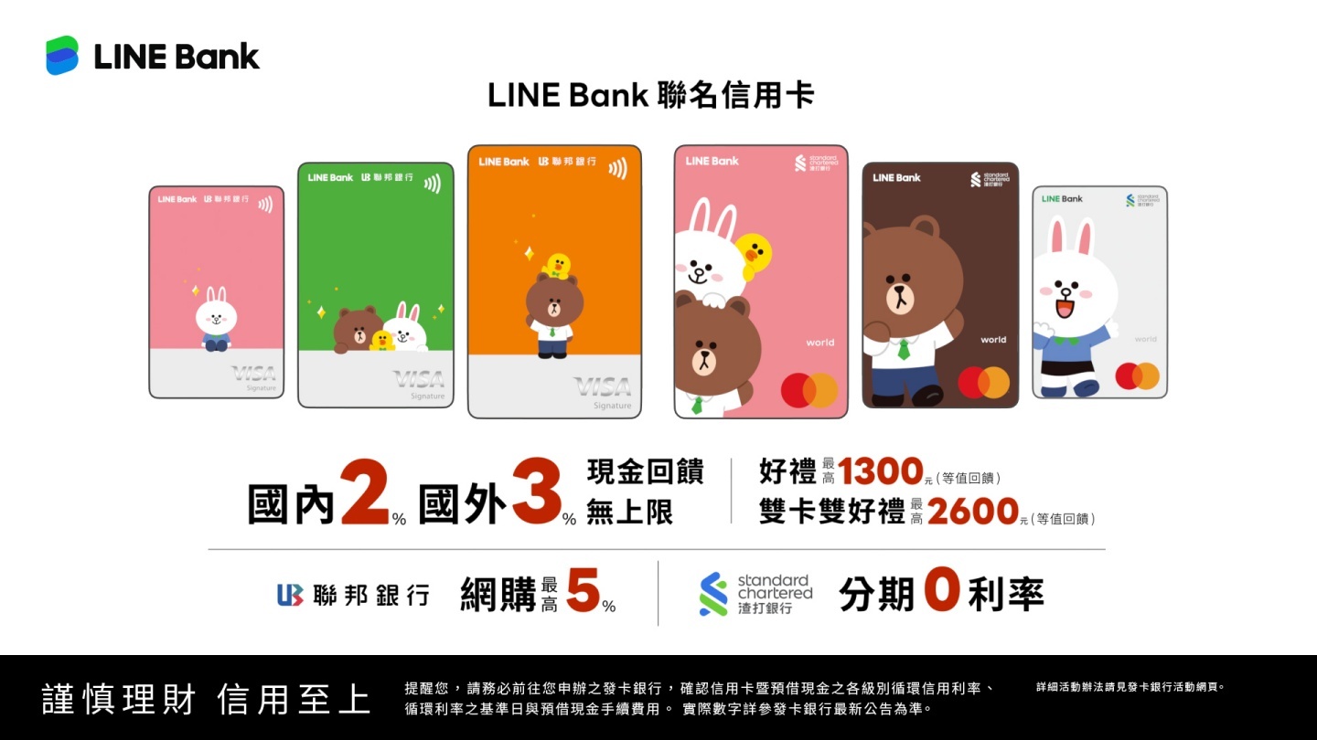 LINE Bank 公布創新策略：推出『 聯名信用卡 』、『 證券交割帳戶 』落實快金融平台理念