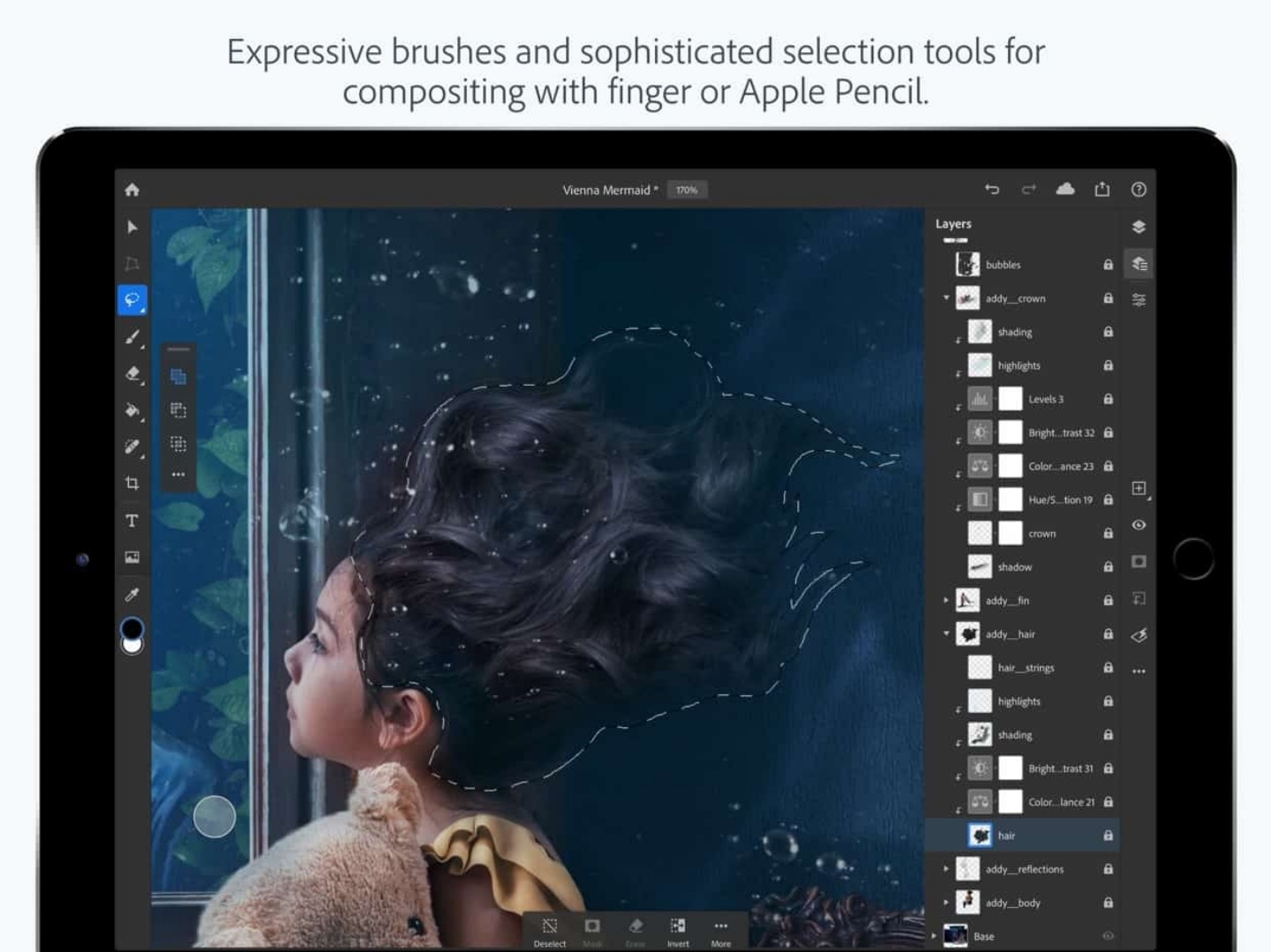 iPad 版《Adobe Photoshop》終於來了！用平板就可以輕鬆創作囉