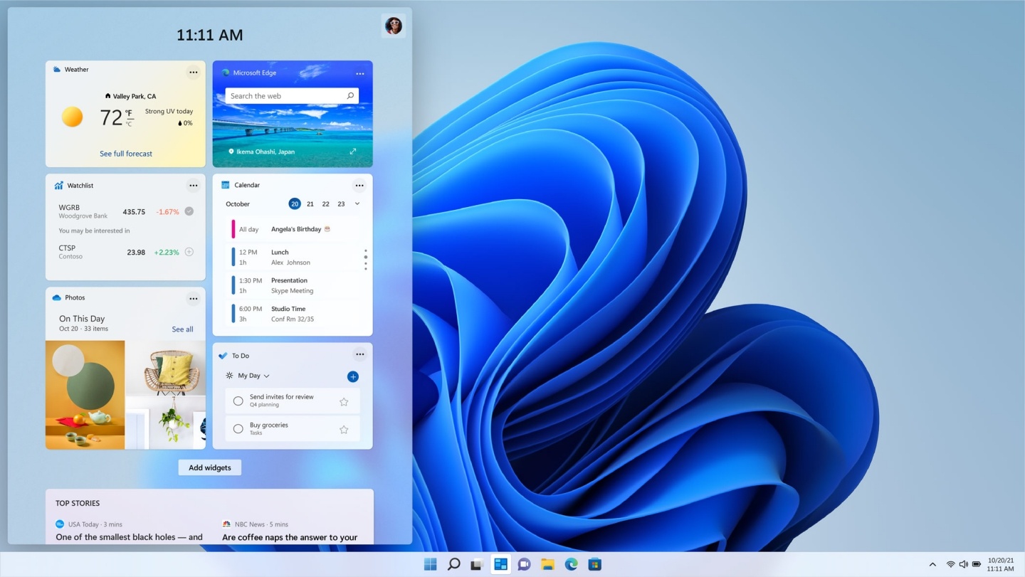 Windows 11 正式登場！介面變簡潔、工具列移至中央、視窗加入圓弧元素設計，還有許多新功能一次帶你看！