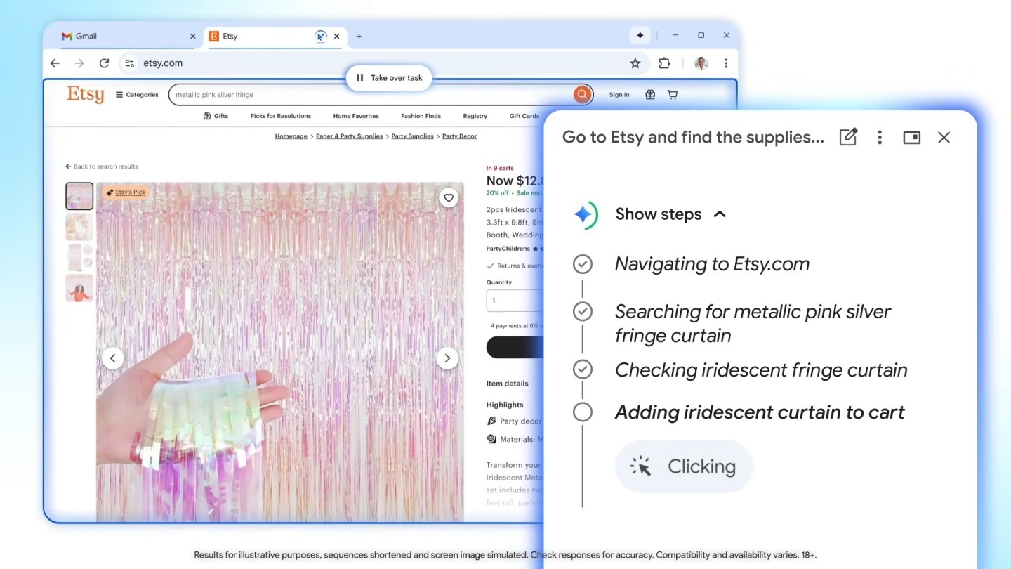 Chrome 自己動手做事？Gemini 3「自動瀏覽」（Auto Browse）正式登場