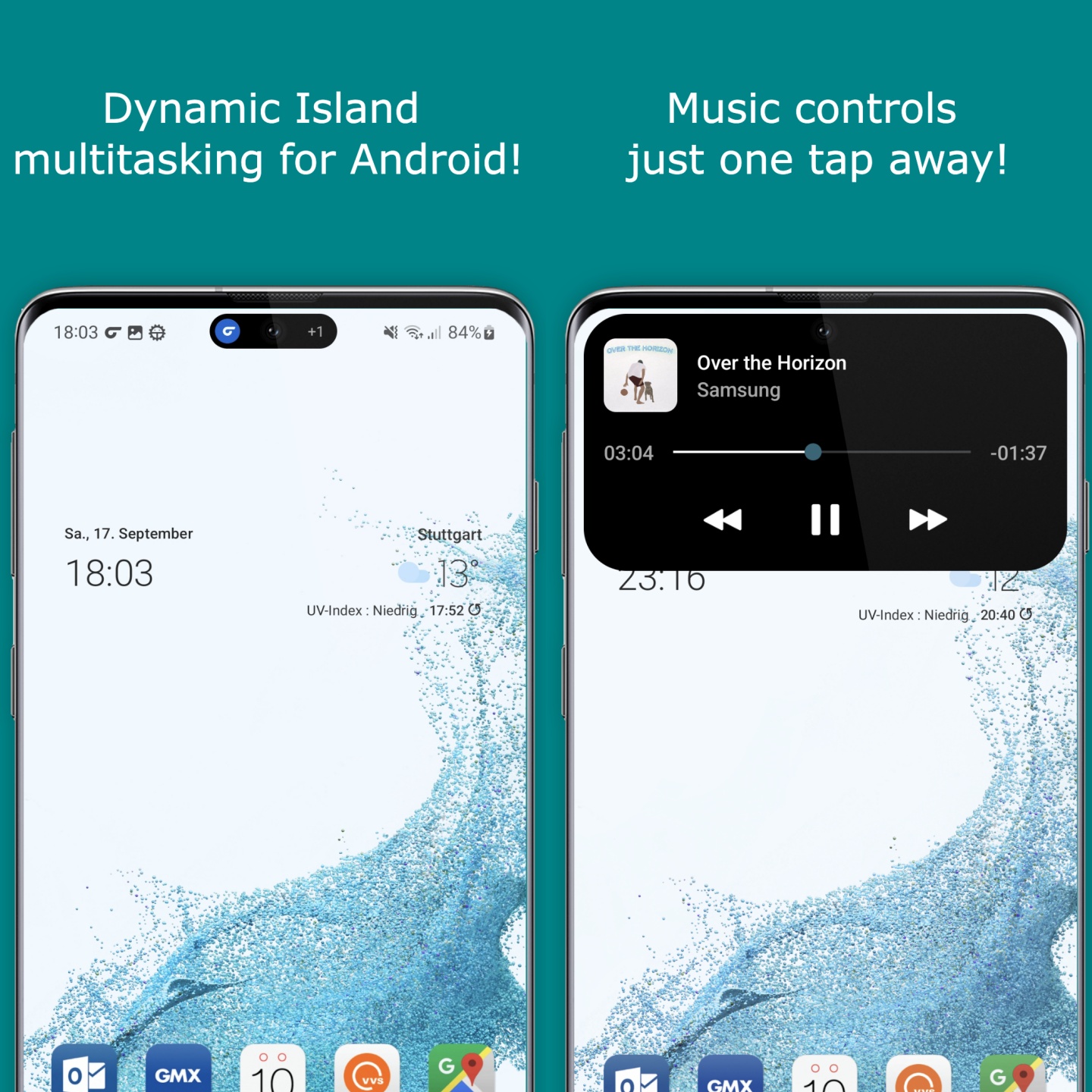 不是 iPhone 14 Pro 也可以用動態島！『 dynamicSpot 』讓你在 Android 當島主