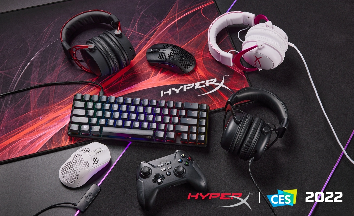HyperX 帶來六項全新電競產品！包含耳機、滑鼠、機械式鍵盤，還推出了首款遊戲搖桿！